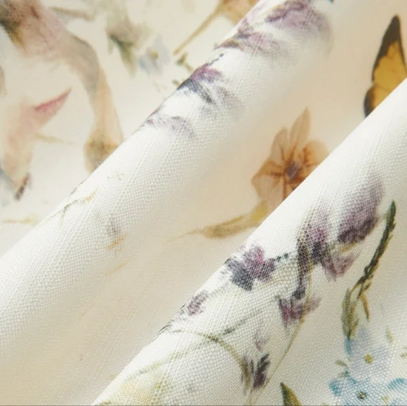 Commense Floral Long Sleeve Dress In Meadow Print - Size S/M - Picture 3 of 11